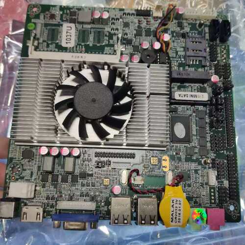 ELSKY/1037F-2C/I3HGP-2C/I5HGP/i3-3217U迷你工控主板LVDS一体机
