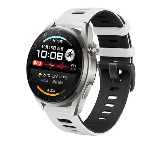 华为WATCH3Pronew双色硅胶表带