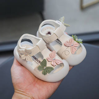 婴儿凉鞋女宝宝学步鞋子软底夏季0-1-2-3岁公主幼儿防滑夏天女童