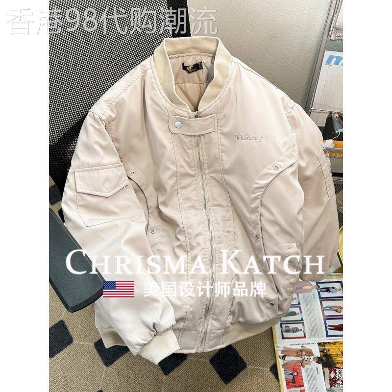 出口美国⭐Chrisma Katch~夹克外套春秋季高端休闲男士工装棒球服