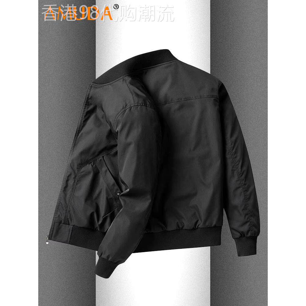 高端飞行夹克外套男士春秋冬季2025年新款美式棒球服潮流休闲男款