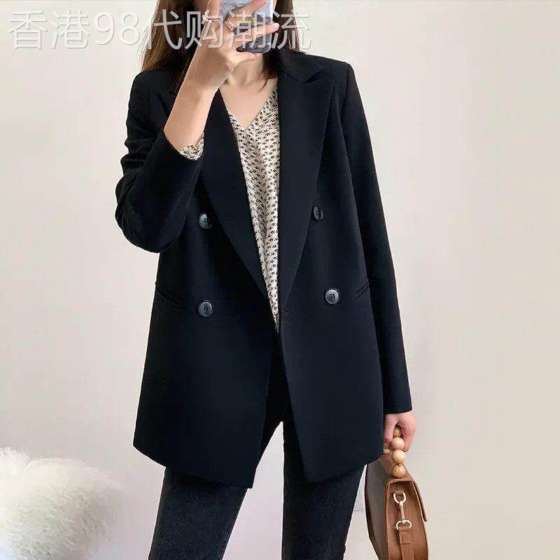 胖mm大码高级感休闲西装外套女秋季新款韩版职业宽松显瘦西服上衣