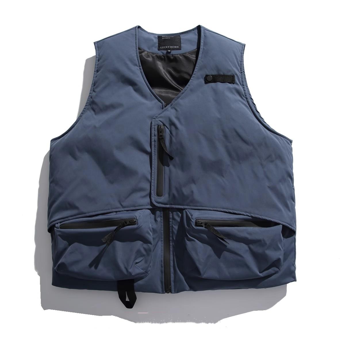 MAROLIO~太好穿了! 冬季保暖机能工装马甲男休闲山系外套多袋加厚