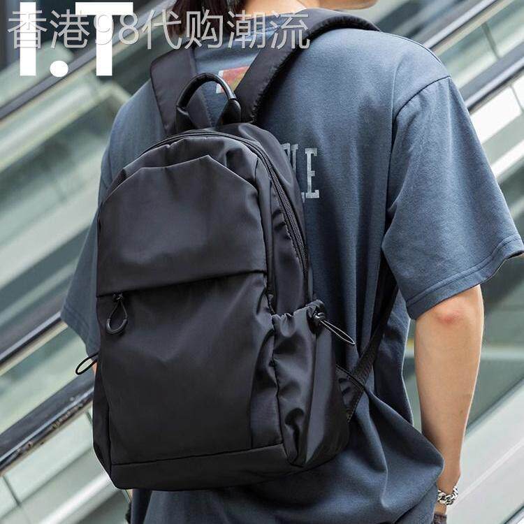 英伦风牛津布双肩包 男学生轻便防水书包 日常通勤旅行揹包