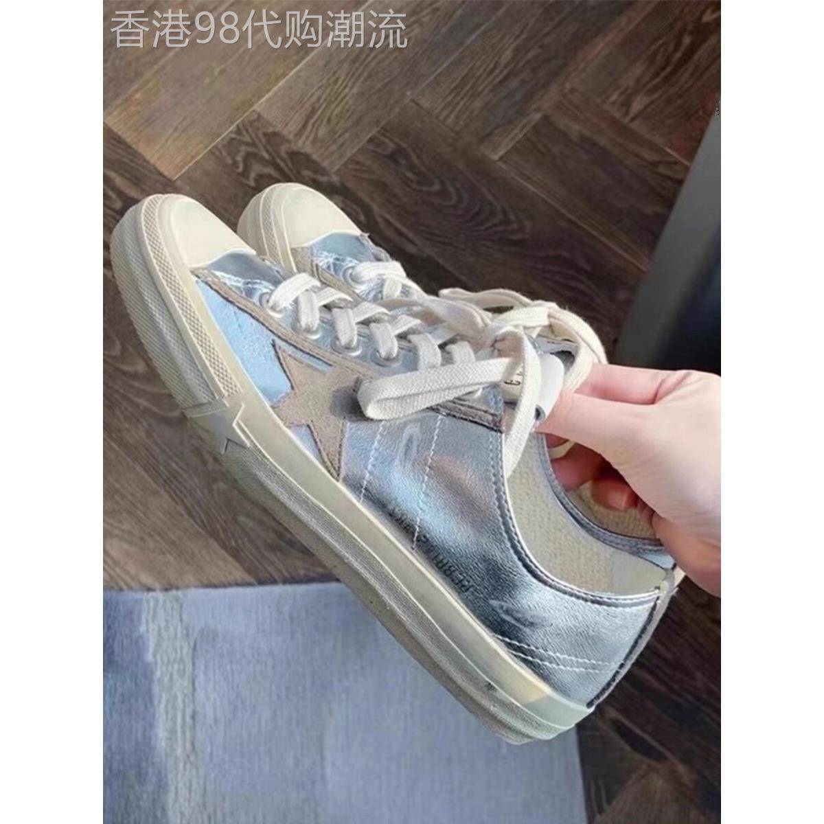 Eynb trbottom品牌脏鞋明星双穿白鞋春夏双底软底女鞋休闲透气运