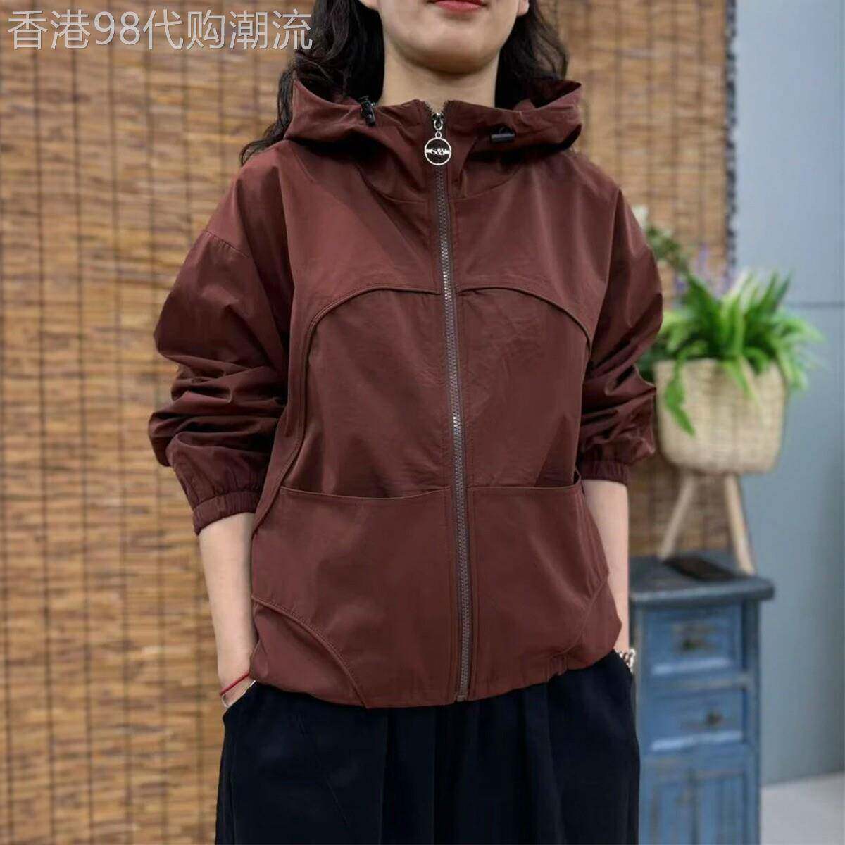 时尚休闲百搭复古短外套女2026秋季新款洋气宽松显瘦连帽长袖上衣