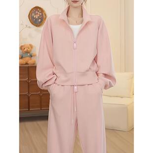 欧洲站2025秋季新款穿搭减龄洋气时尚休闲运动卫衣一整套装裤女潮