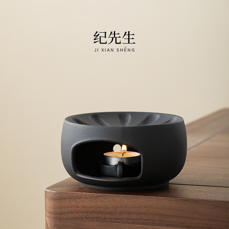 纪先生温茶炉蜡烛加热底座陶瓷保温暖茶器温茶器围炉煮茶轻奢高档
