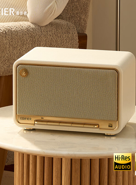 Edifier/漫步者 M330蓝牙音箱复古木质台式桌面音响无线便携家用