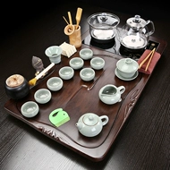Hộ Gia Đình Khay Trà Hoàn Toàn Tự Động Đáy Nước Sôi Tất Cả Trong Một Đèn Trà Cao Cấp Bộ Hoàn Chỉnh mô Hình Nhỏ Bàn Trà Trà Biển bộ ấm trà điện bàn pha trà bằng điện