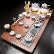 Bộ ấm trà gia đình đáy kính tích hợp cấp nước khay trà hoàn toàn tự động phòng khách ánh sáng hiện đại bàn trà lớn sang trọng trà biển bộ ấm trà điện bộ bàn trà điện thông minh