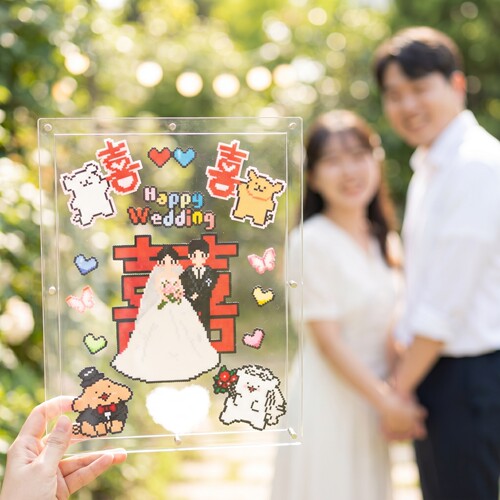 diy创意礼物生日新婚送新人相框