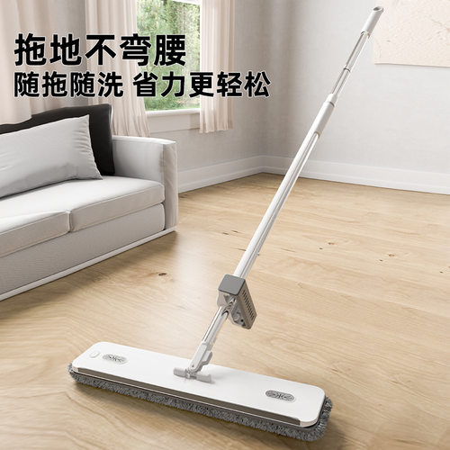 平板拖把免手洗家用带桶