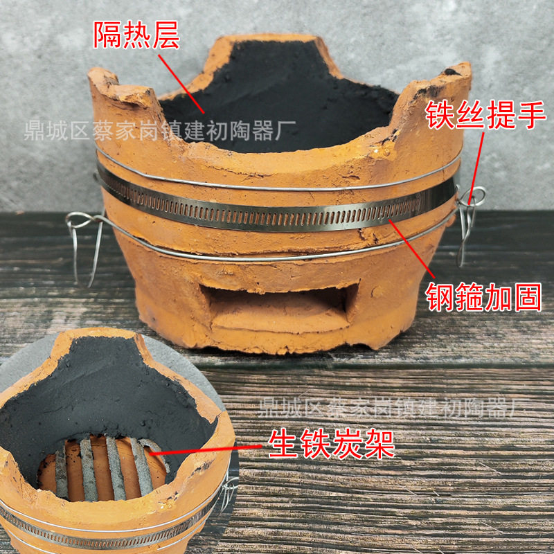 手工红泥炉耐高温木炭炉
