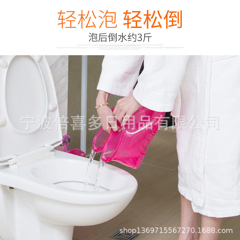一件代发泡脚桶足浴盆男女洗脚家用按摩塑料高筒宿舍泡脚鞋泡脚