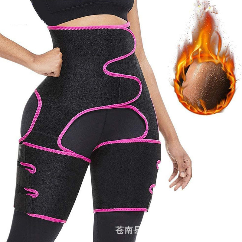 三合一束腰带腰部和大腿