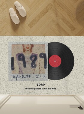 进门垫子定制欧美黑胶唱片入户地垫装饰CD专辑SZA周边地毯蹭脚垫