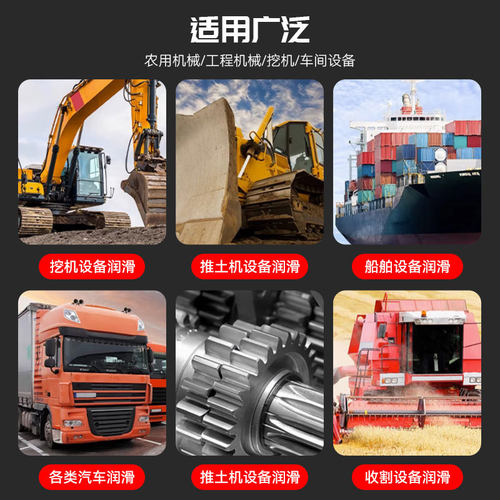 加长手动锁钳式黄油头注油嘴 升级双柄高压不锈钢黄油枪注油嘴