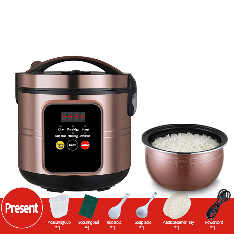 外贸跨境出口电饭煲家用多功能智能预约不粘电饭锅大容量礼品会销