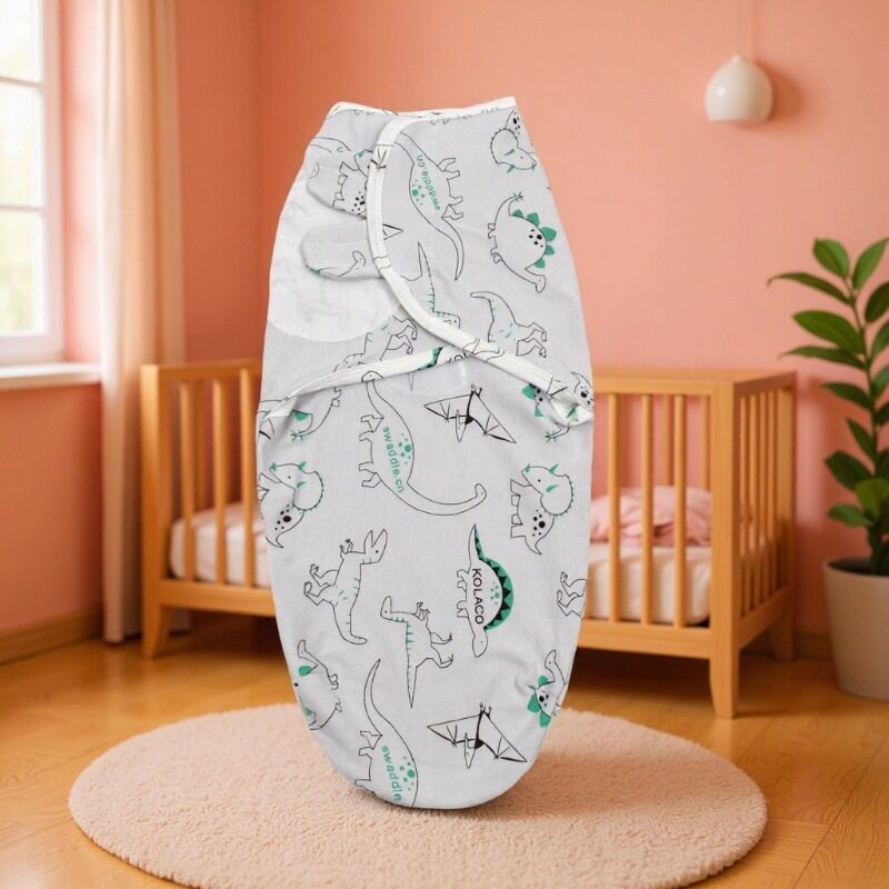 swaddle 棉针织襁褓 婴儿 棉 宝宝包巾抱被抱毯 毛毯婴童