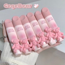 Gege Bear唇釉哑光雾面丝绒唇泥奶霜不粘杯不掉色口红显白伪素颜