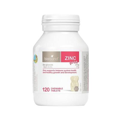 澳洲进口 小熊锌片Zinc supplementation补锌儿童咀嚼片挑食120粒