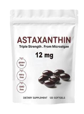 Astaxanthin Softgels 虾青素软胶囊120粒 ASTAXANTHIN
