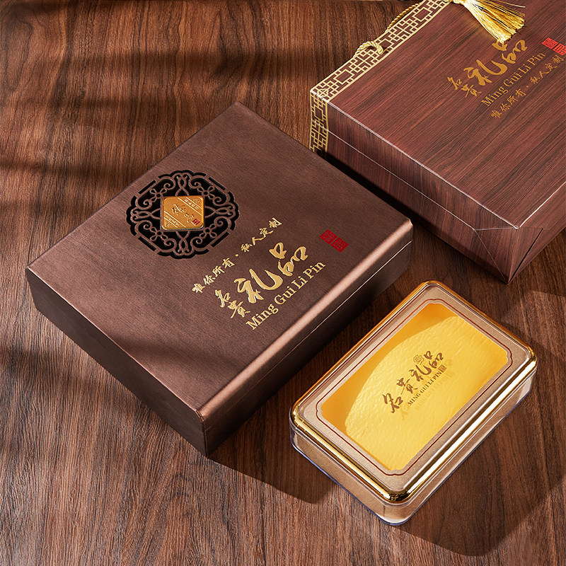 高档礼品通用包装盒名贵礼盒复古礼品包装盒海参鲍鱼人参包装礼盒