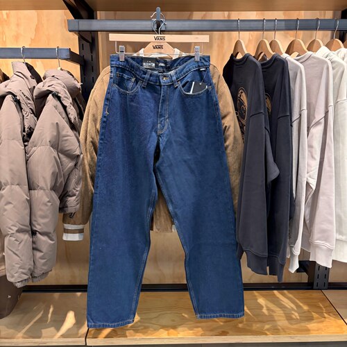 Vans/范斯26春新款男子复古百搭经典直筒运动牛仔裤VN000PH6DRR