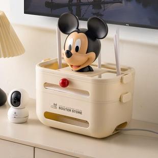 日本进口MUJIE路由器收纳盒桌面电视机顶盒置物架无线网放置架盒