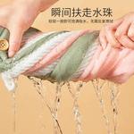 加厚强吸水速干双层珊瑚绒浴帽干发帽包头发毛巾发帽