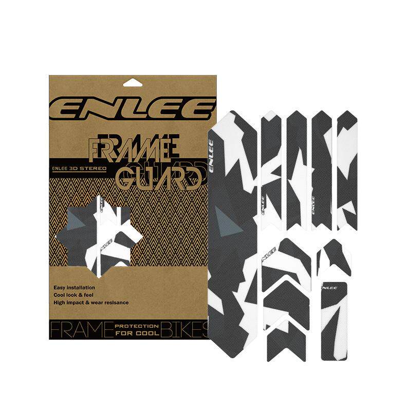 ENLEE 보호 스티커 자전거 필름 필름 산 스티커 프론트 포크 프레임 안티 스크래치 방수 3M3D 도로 긁기