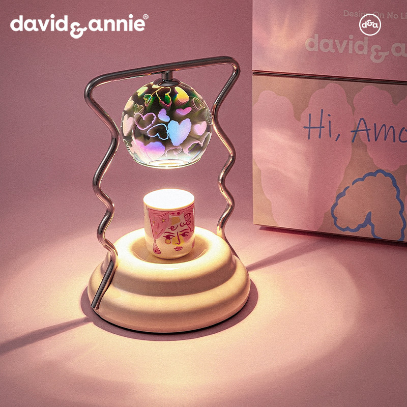 davidannie香薰融蜡灯新婚礼物