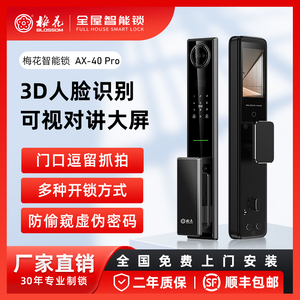 梅花智能门锁AX40-Pro高清可视