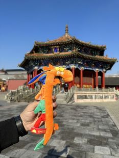 沈阳文创木都里五福福禄寿喜财故宫祥龙玩偶挂件背包毛绒挂饰礼物