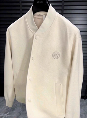 25056秋季男士新品棒球领夹克外套高级感高品质轻奢时尚帅气潮流