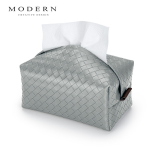 摩登MODERN高级纸巾盒客厅高档茶几抽纸盒高颜值家用餐桌纸巾套