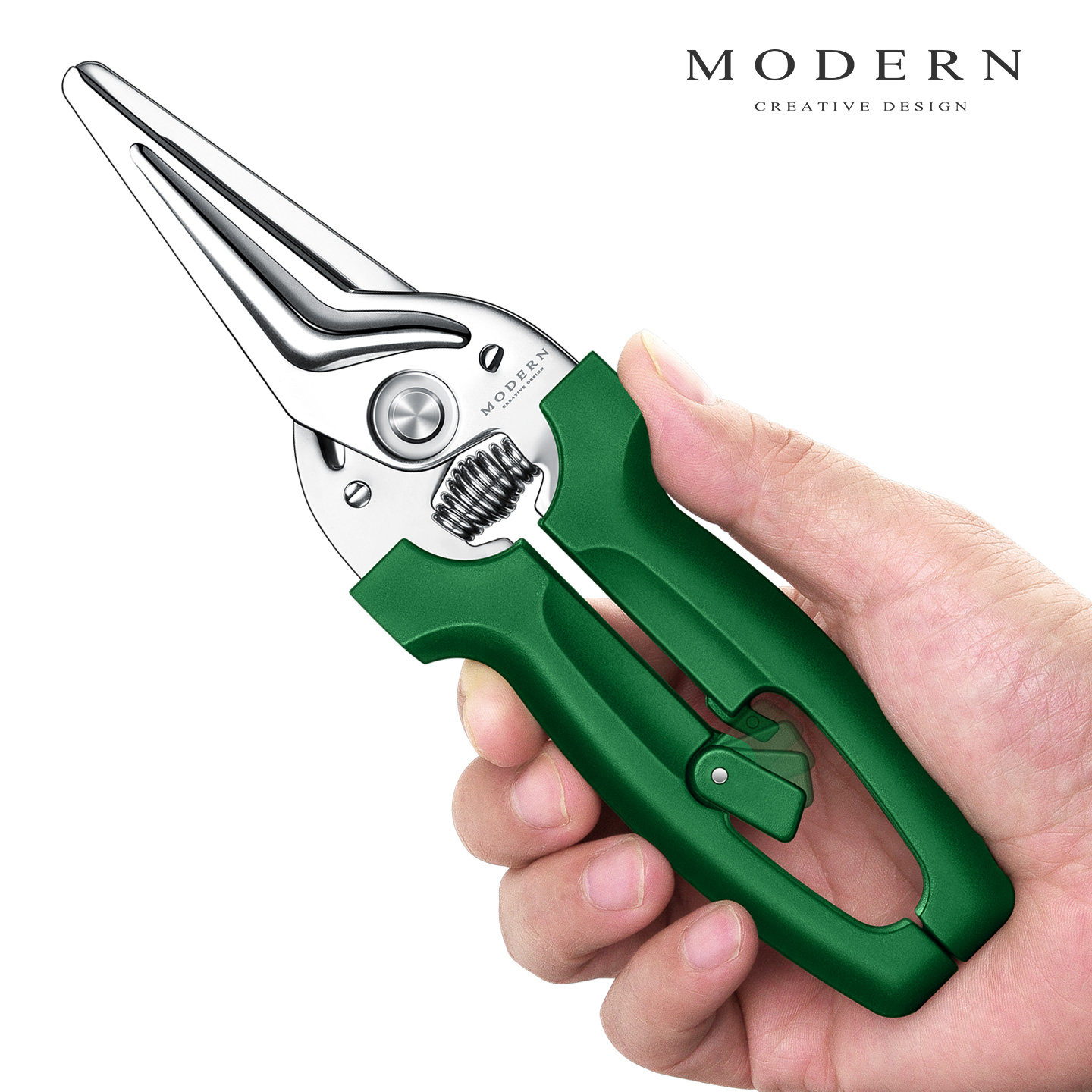 摩登MODERN厨房剪刀专用多功能切菜器强力鸡骨剪家用食物剪刀磁吸