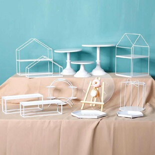 disNplay 极速Dessert gauqze cake window rental table stand