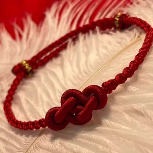 鸡鸣寺2026年马年本命年红绳手绳手工编织学生情侣男女闺蜜礼物