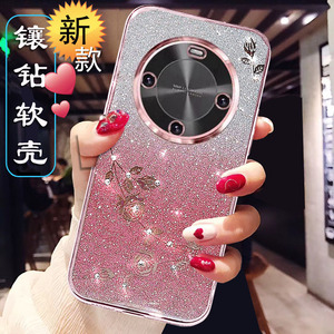 适用华为畅享70x活力版手机壳女BRE—AL00ab新款70X硅胶曲面屏的保护套透明防摔A1OO网红高级感全包软外后壳