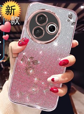 闪钻适用vivoy300i手机壳女新款V2444A硅胶保护套y3oo1网红高级感全包防摔v0vi丫300I透明软外后壳颜值奢华薄