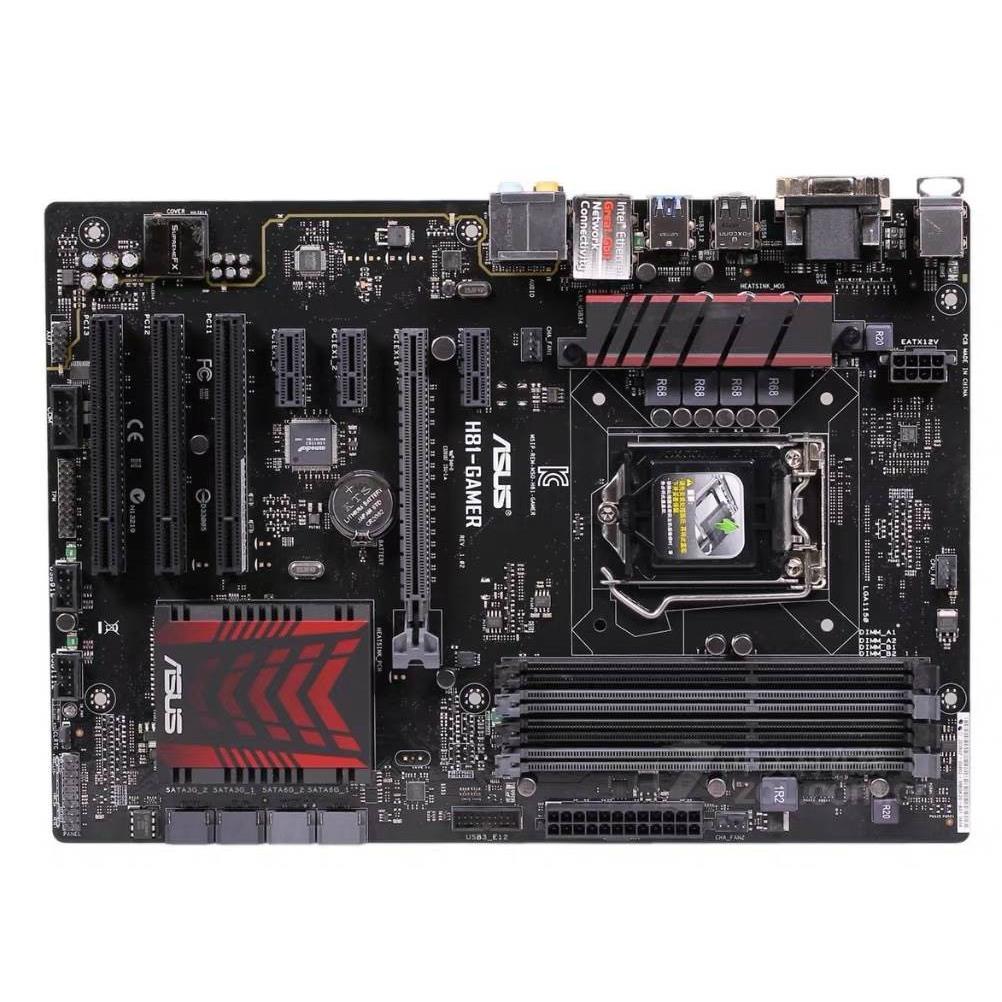 Asus/ H81-Gamer 150针DDR3大板 B85M-G PLUS H81台式机主板