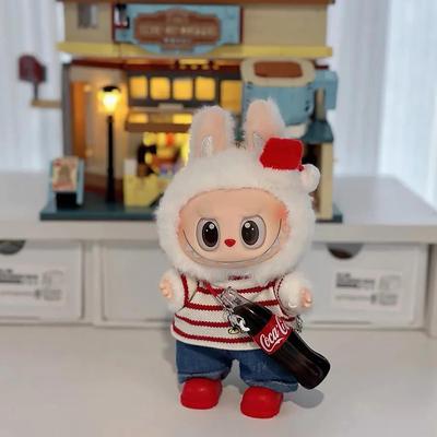 拉布布娃衣官方正品labu娃衣可口可乐一二三代bu搪胶公仔挂件夏季