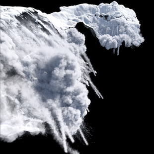 Houdini_大型场景特效雪崩效果特效工程含nuke文件  全天发网盘