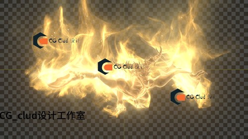 Houdini20黄金圣龙金身虚影解算渲染工程文件 网盘实时发货