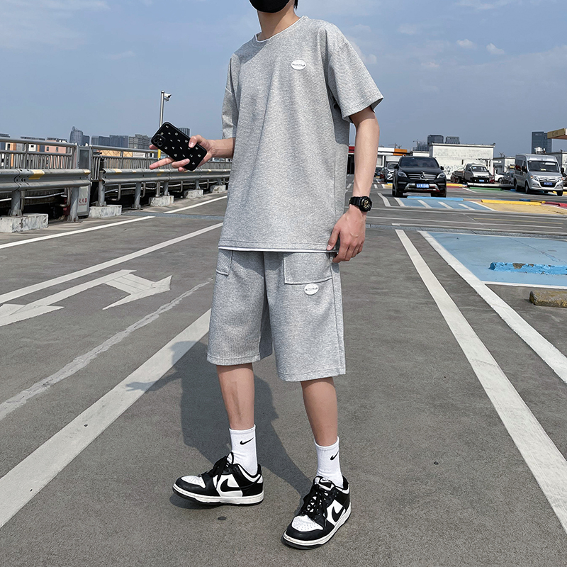 薄款跑步夏季运动休闲套装