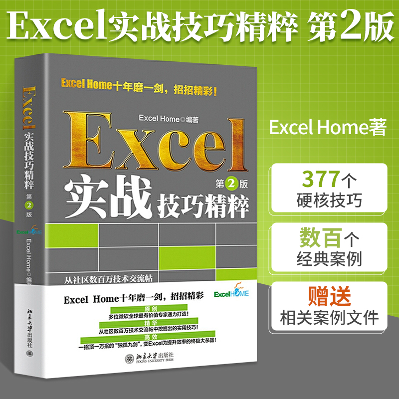 excel教程书 excel实战技巧精粹第2版 office excel办公软件从入门到