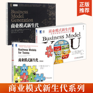 商业模式 个人篇 团队篇 新生代 团队工作管理 全3册 公司企业团队经营管理参考书籍 经典 团队组织技法 重译版 构建计划书