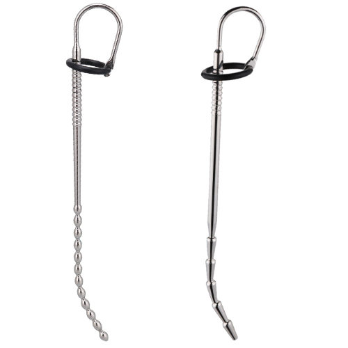 Sex toys, horse eye long metal urethral plug, horse eye exp